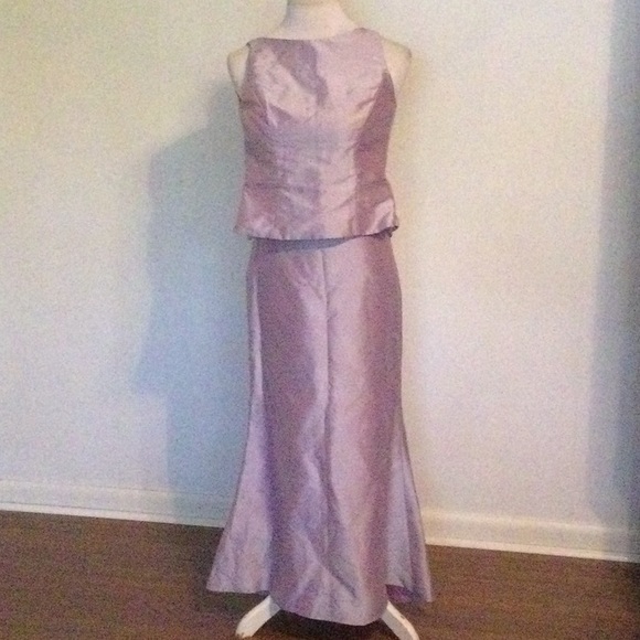 Size 4 Lilac Two Piece Formal Dress